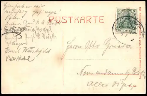 ALTE POSTKARTE EBERSWALDE SCHÜTZENHAUS BESITZER OTTO BACH DAMEN MIT HUT AK Ansichtskarte cpa postcard
