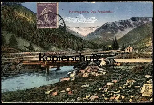 ALTE POSTKARTE HOCHVOGESEN DAS FRANKENTAL Vosges Remiremont AK Ansichtskarte postcard cpa