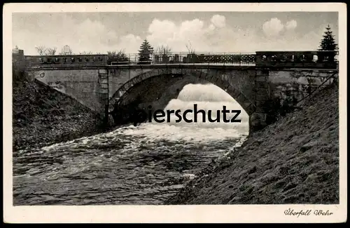 ALTE POSTKARTE ÜBERFALL WEHR MÄRKISCH BUCHHOLZ Schenkenländchen Überfallwehr Dahme AK Ansichtskarte postcard cpa