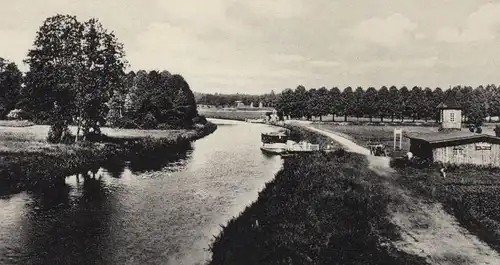 ALTE POSTKARTE WENDISCH-BUCHHOLZ AM DAHME-KANAL canal Märkisch Buchholz Schenkenländchen cpa AK Ansichtskarte postcard