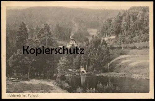 ALTE POSTKARTE HOLDERECK BEI FORBACH TEICH Schwarzwald Ansichtskarte postcard AK cpa