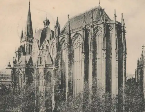 ALTE POSTKARTE GRUSS AUS AACHEN DER DOM postcard AK Ansichtskarte cpa