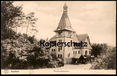 ALTE POSTKARTE AACHEN WALDSCHLÖSSCHEN Aix-la-chapelle Aken postcard AK Ansichtskarte cpa