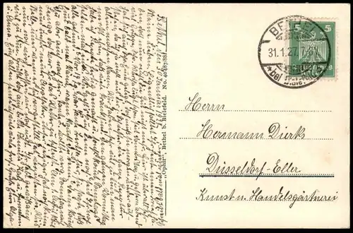 ALTE POSTKARTE BETHEL BEI BIELEFELD ERSTES PFARRHAUS postcard AK Ansichtskarte cpa