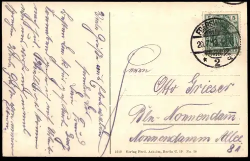 ALTE POSTKARTE EBERSWALDE ZAINHAINER SEE ZAINHAMMER AK Ansichtskarte cpa postcard
