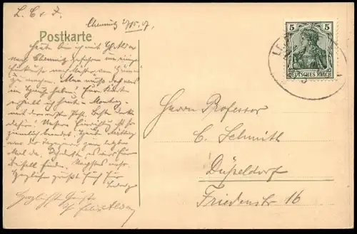 ALTE POSTKARTE CHEMNITZ ALBERTSTRASSE CAROLAHOTEL HOTEL postcard AK Ansichtskarte cpa