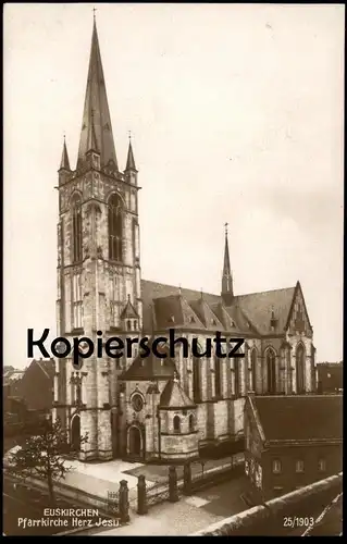 ALTE POSTKARTE EUSKIRCHEN PFARRKIRCHE HERZ JESU KIRCHE church église postcard AK Ansichtskarte cpa
