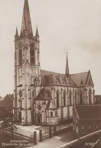 ALTE POSTKARTE EUSKIRCHEN PFARRKIRCHE HERZ JESU KIRCHE church église postcard AK Ansichtskarte cpa