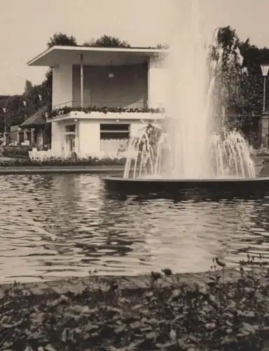 ALTE ORIGINAL PHOTO POSTKARTE ESSEN GRUGA SPRINGBRUNNEN WASSERSPIELE Foto Brunnen fontaine fountain AK postcard cpa