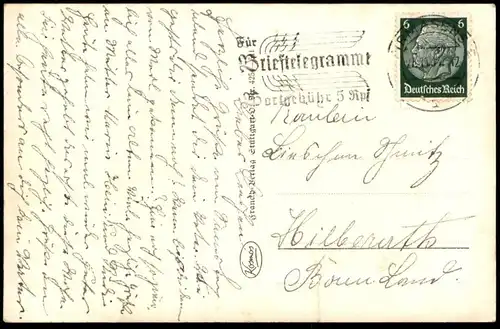 ALTE POSTKARTE PIRMASENS PETTENKOFERSTRASSE MIT KRANKENHAUS Hospital 1934 Ansichtskarte postcard cpa AK