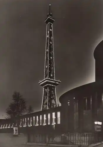 ALTE POSTKARTE BERLIN WEIHNACHTEN AM FUNKTURM christmas Beleuchtung bei Nacht Turm tower night Ansichtskarte postcard AK