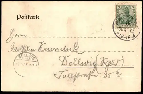 ALTE POSTKARTE GRUSS AUS GROSS-LICHTERFELDE PANORAMA VOM POTSDAMER BAHNHOF AUS GESEHEN Berlin Steglitz cpa postcard AK