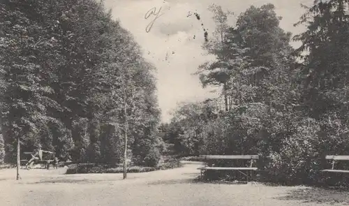 ALTE POSTKARTE GUMMERSBACH IM STADTWALD HEXENBUSCH Hexe witch socière Ansichtskarte cpa postcard AK