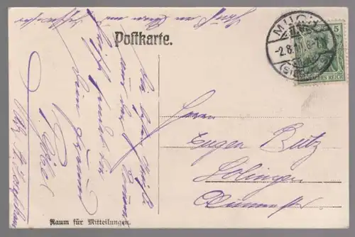 ALTE POSTKARTE GRUSS AUS MUCH Rhein-Sieg-Kreis Bergisches Land Ansichtskarte cpa postcard AK