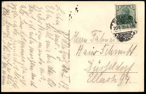 ALTE POSTKARTE CAFÉ KLINGE HOFKONDITOREI OLDENBURG I. GR. Bäckerei Konditorei Ansichtskarte postcard cpa AK