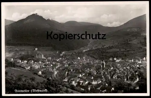 ALTE POSTKARTE ANNWEILER WESTMARK PANORAMA TRIFELS postcard Ansichtskarte cpa AK