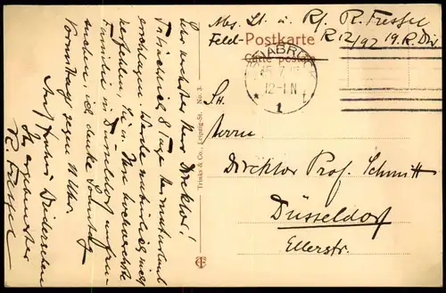 ALTE POSTKARTE OSNABRÜCK RENAISSANCE HAUS BIERSTRASSE FRAU MIT HUT MANN MIT ZYLINDER postcard Ansichtskarte cpa AK