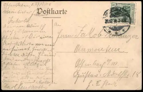 ALTE POSTKARTE OSCHERSLEBEN BÜRGERSCHULE SCHULE school école postcard Ansichtskarte cpa AK