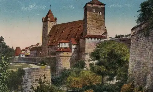 ALTE POSTKARTE NÜRNBERG KAISERSTALLUNG VON NORDOST STALLUNG postcard Ansichtskarte cpa AK
