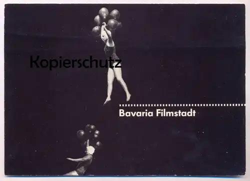 ÄLTERE POSTKARTE BAVARIA FILMSTADT ZIRKUS ARTIST BALLONS balloons Film circus cpa postcard Ansichtskarte AK