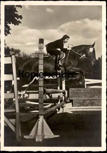 ÄLTERE POSTKARTE REITSPORT SPRINGREITEN PFERD NR. 32 show jumping sport hippique Equitation horse cheval cpa postcard