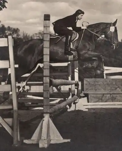 ÄLTERE POSTKARTE REITSPORT SPRINGREITEN PFERD NR. 32 show jumping sport hippique Equitation horse cheval cpa postcard