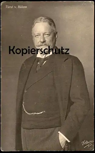 ALTE POSTKARTE FÜRST V. BÜLOW Generalfeldmarschall Karl von Bülow cpa AK Ansichtskarte postcard