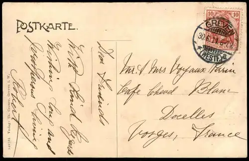 ALTE POSTKARTE GREVEN IN WESTFALEN HOTEL WESTFÄLISCHER HOF INHABER ALOIS FRÖLICH Gaststätte postcard Ansichtskarte cpa