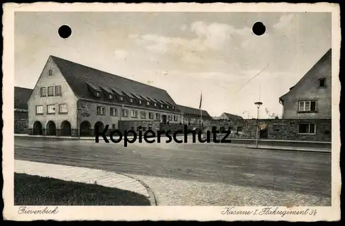 ALTE POSTKARTE GIEVENBECK KASERNE I. FLAKREGIMENT 34 MÜNSTER 1939 postcard Ansichtskarte cpa AK