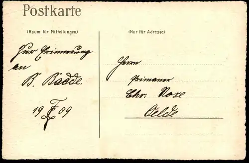 ALTE POSTKARTE MÜNSTER DIE EINJÄHRIGEN 1909 DES KÖNIGLICHEN GYMNASIUM PAULINUM Studentika Studentica cpa AK
