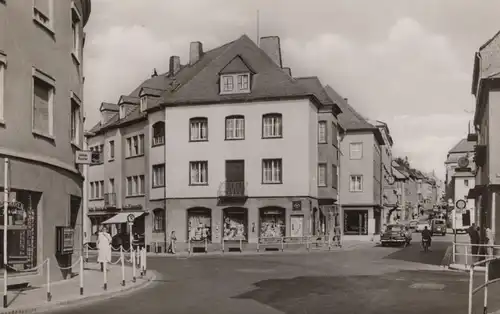 ALTE POSTKARTE BITBURG EIFEL HAUPTSTRASSE TABAK JOHANN ROSSLER SCHILDER KÖLN B51 BONN B257 ZIGARETTENAUTOMAT cpa AK