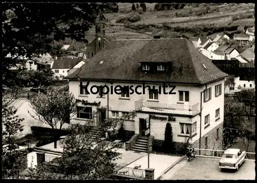 ÄLTERE POSTKARTE HOTEL NIMSTAL SEFFERN EIFEL Bitburger Pils Land Moped AK postcard Ansichtskarte cpa
