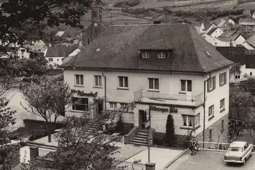 ÄLTERE POSTKARTE HOTEL NIMSTAL SEFFERN EIFEL Bitburger Pils Land Moped AK postcard Ansichtskarte cpa