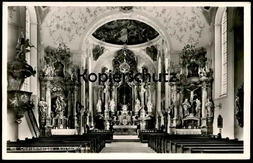 ÄLTERE POSTKARTE OBERAMMERGAU KIRCHENINNERES Kirche church église Interieur AK postcard Ansichtskarte cpa