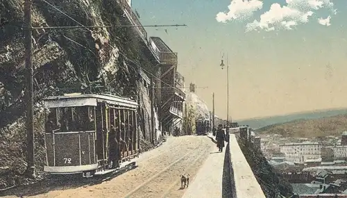 ALTE POSTKARTE TIFLIS GEORGIEN GEORGIA RUSSLAND STRASSENBAHN No. 72 tram tramway Ansichtskarte cpa postcard AK