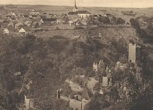 ALTE POSTKARTE MANDERSCHEID EIFEL LUFTKURORT PANORAMA Totalansicht Total Gesamtansicht Ansichtskarte cpa postcard AK
