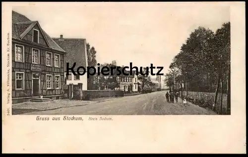 ALTE POSTKARTE GRUSS AUS STOCKUM KREIS BOCHUM GASTWIRTSCHAFT VON HERMANN STEFFEN WITTEN Ansichtskarte postcard cpa AK