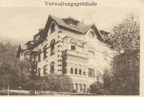 ALTE POSTKARTE HEILSTÄTTE RODERBIRKEN HAUS 1 & 2, 3 & 4 VERWALTUNGSGEBÄUDE LEICHLINGEN 1929 Ansichtskarte postcard cpa