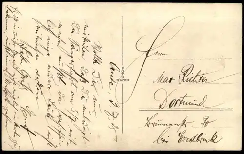 ALTE POSTKARTE OESEDE GEORGSMARIENHÜTTE ALTES BAUERNHAUS MIT FACHWERK KOTTEN HAUS Ansichtskarte postcard cpa AK