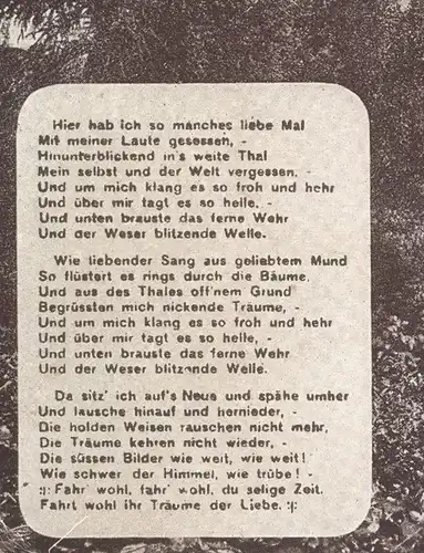 ALTE POSTKARTE HÖXTER VOM FELSENKELLER GEDICHT DAMPFLOK BAHNSTRECKE ZUG Ansichtskarte postcard cpa AK