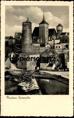 ALTE POSTKARTE BAUTZEN SPREEWEHR GESCHRIEBEN VOM BISCHOF VON MEISSEN PETRUS LEGGE VERFASSER 1938 bishop Autogramm AK cpa