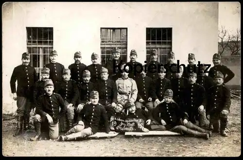 ALTE POSTKARTE TREBNITZ 1915 HAUBITZEN DIVISION BATAILLON Trebenice Leitmeritz Böhmen ceska republika czech republic AK