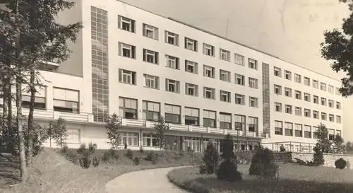 ALTE POSTKARTE DOBRISI SANATORIUM FÜR NERVENKRANKHEITEN 1948 Tschechische Republik Ansichtskarte cpa postcard AK