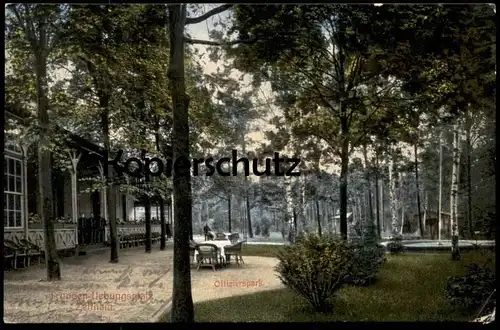 ALTE POSTKARTE TRUPPENÜBUNGSPLATZ ZEITHAIN OFFIZIERSPARK Truppen-Übungsplatz Sachsen Ansichtskarte AK cpa postcard