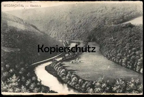 ALTE POSTKARTE LUFTKURORT RENGSDORF WIEDBACHTAL ALMBLICK Rheinland-Pfalz AK Ansichtskarte postcard cpa