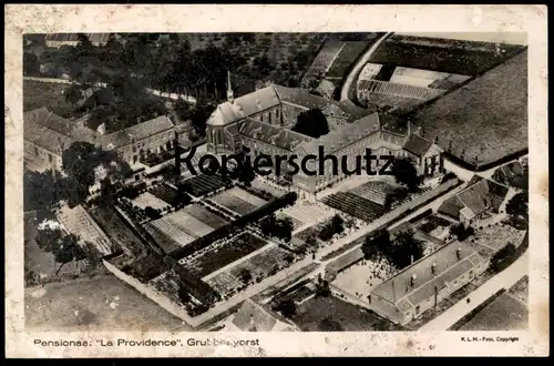 ALTE POSTKARTE GRUBBENVORST PENSIONAAT LA PROVIDENCE Luftbild Niederlande Limburg Nederland Ansichtskarte cpa postcard