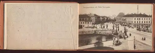 ALTES LEPORELLO GÖTEBORG 10 POSTKARTE KOMPLETT Sverige Skansen Kronan Gamla Elfsborgs Fästning Hamngatorna sweden cpa