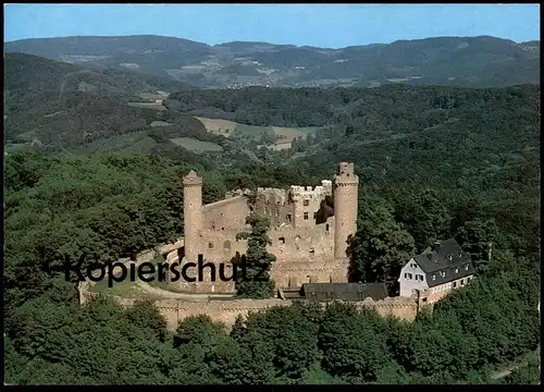 ÄLTERE POSTKARTE BENSHEIM AUERBACH BURGRUINE AUERBACHER SCHLOSS Burg castle chateau Ruine Ansichtskarte AK postcard cpa