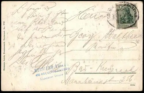 ALTE POSTKARTE DORTMUND HAUPTBAHNHOF MIT FREISTUHL Bahnhof gare station Strassenbahn tram Ansichtskarte AK postcard cpa