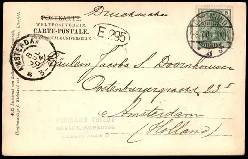 ALTE POSTKARTE DORTMUND BISMARCK-DENKMAL 1904 SÜDWALL Bismarckdenkmal monument Ansichtskarte AK postcard cpa